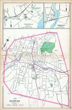Danbury City, Fairfield, Saugatuck, Connecticut State Atlas 1893